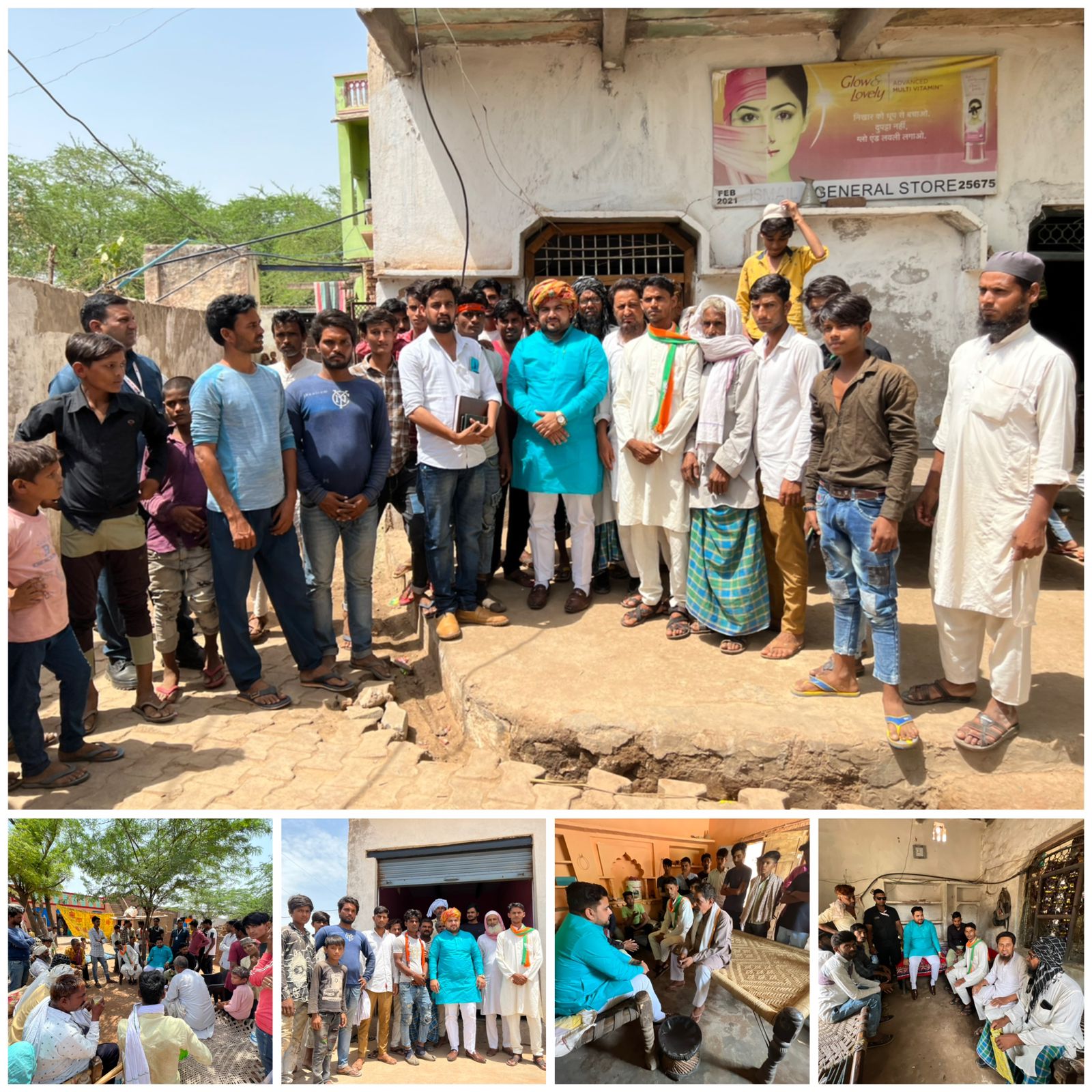 कामां की जनता की आवाज है शकील खान , भाजपा कार्यकर्त्ताओं ने किया भाजपा नेता शकील खान कामां का गाँव गाँव में जोरदार स्वागत