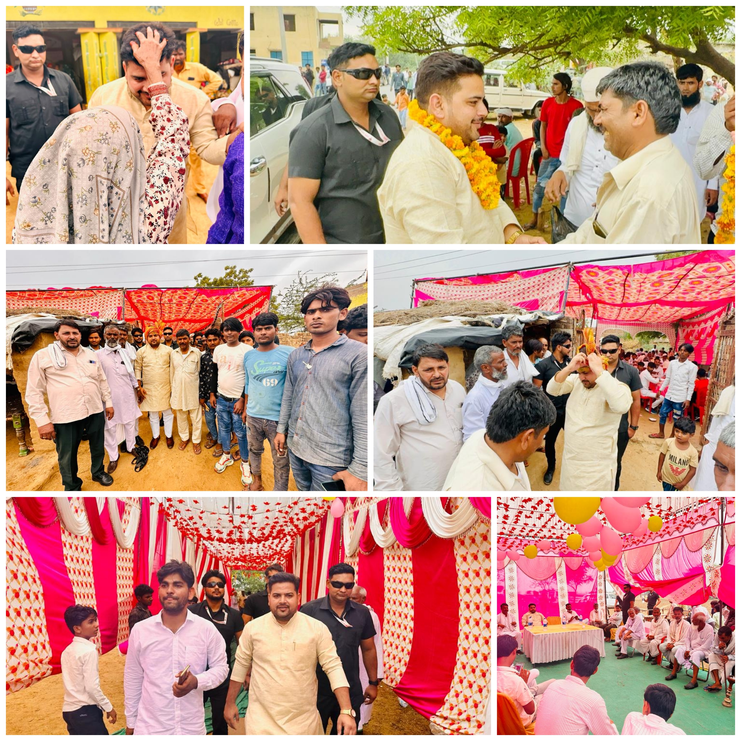 भाजपा नेता ने किया गोपालगढ़ क्षेत्र का दौरा  